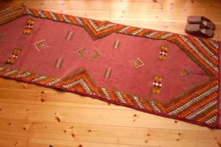 画像: モロッコ手織りラグ１４　横長